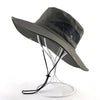 Anti-UV Wide Brim Hat - Unisex Sun Protection for Fishing, Hiking & Beach