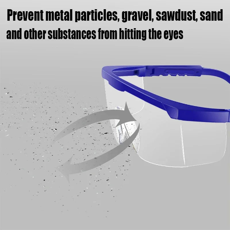 Protective Safety Glasses - Windproof Dustproof Goggles with Optical Frame