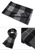 Luxury Men's Cashmere Scarf - Winter Wool Plaid Muffler Perfect for Gifts