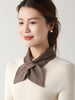 Wool Knit Neck Warmer for Women - Bow Tie Style Winter Scarf with Loop Design