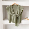 Korean Style Knitted Shawl - Summer Air Conditioning Neck Cape for Women