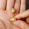 LATS Dainty Snail Earrings - Gold Silver Fashion Studs