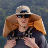 Solar-Powered Fan Hat - Outdoor Cooling Cap with Adjustable Brim & UV Protection