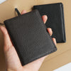 Custom Engraved Leather Card Holder - Personalized Business Wallet for Men