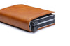 RFID Blocking Men's Card Holder - Secure Aluminum Wallet with Leather Cover