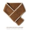 Through-Hole Cashmere Scarf - Knitted Neck Warmer Cowl for Autumn/Winter