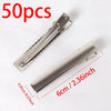 50Pcs Metal Alligator Hair Clips - Duckbill Blank Base for DIY Hair Accessories