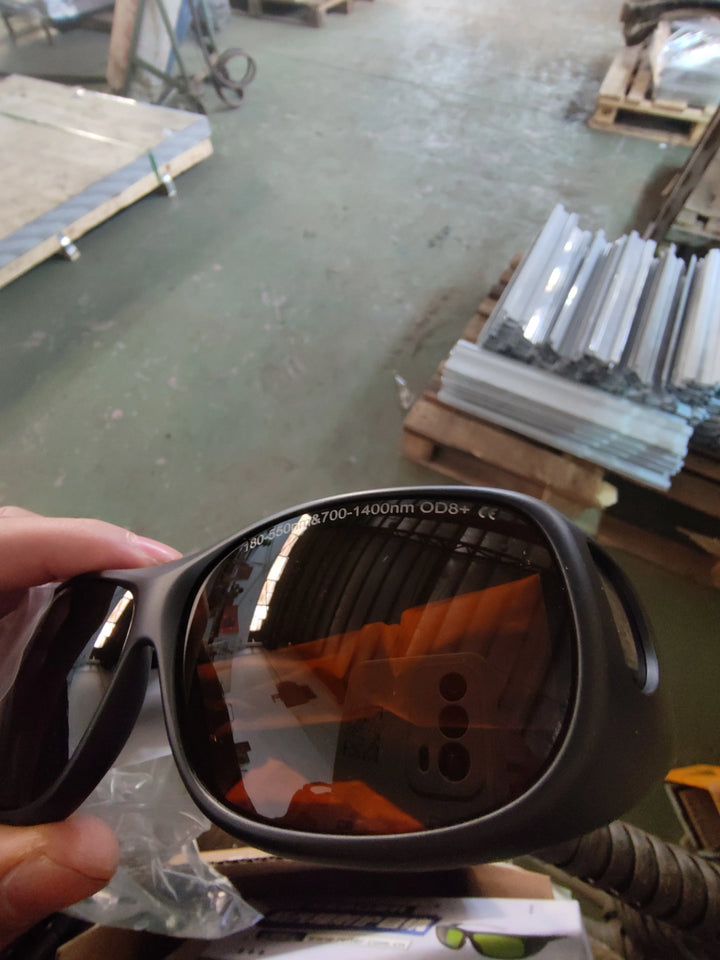 Laser Protective Eyewear - Professional OD8 Safety Glasses (180-550nm/700-1400nm)