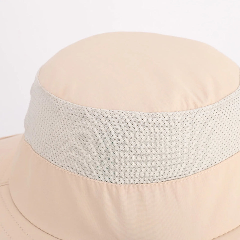 Solar-Powered Fan Hat - Outdoor Cooling Cap with Adjustable Brim & UV Protection