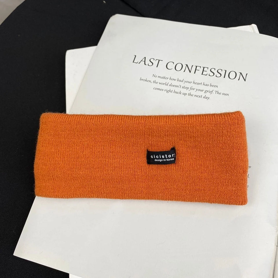 High Stretch Knitted Headband - Yoga, Face Wash & Hair Tie for Autumn/Winter