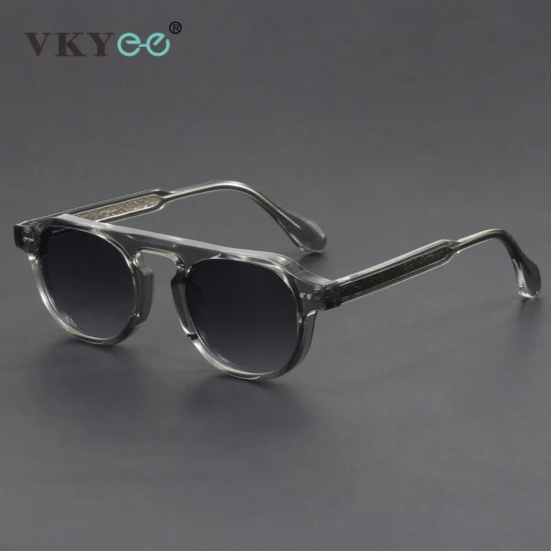 VICKY Designer Geometric Sunglasses - Polarized UV Protection & Prescription Ready