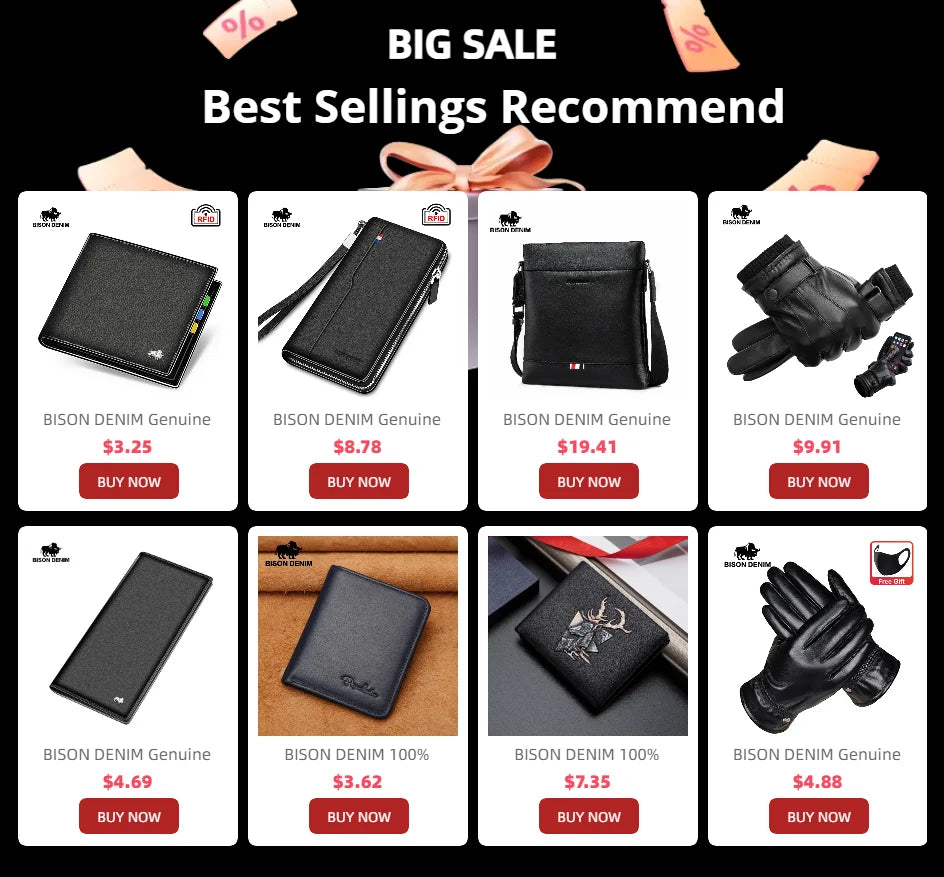 Genuine Leather Vintage Wallet - Designer Card Holder for Men & Women