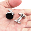 Complete Tuxedo Accessories Set - 2 Cufflinks & 6 Studs for Formal Occasions
