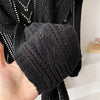 Korean Style Knitted Shawl - Summer Air Conditioning Neck Cape for Women