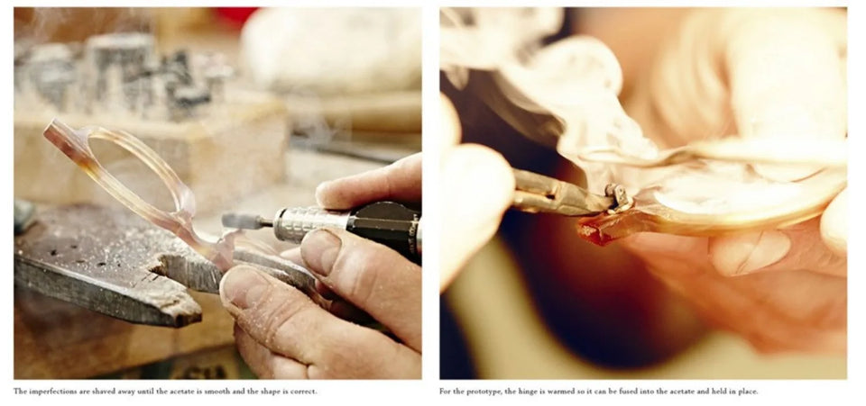 Classic Square Sunglasses - Hand-Designed Acetate Frames with UV400 Protection