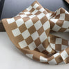 Chessboard Print Ribbon Scarf for Women - Multi-Use Neckerchief & Headband