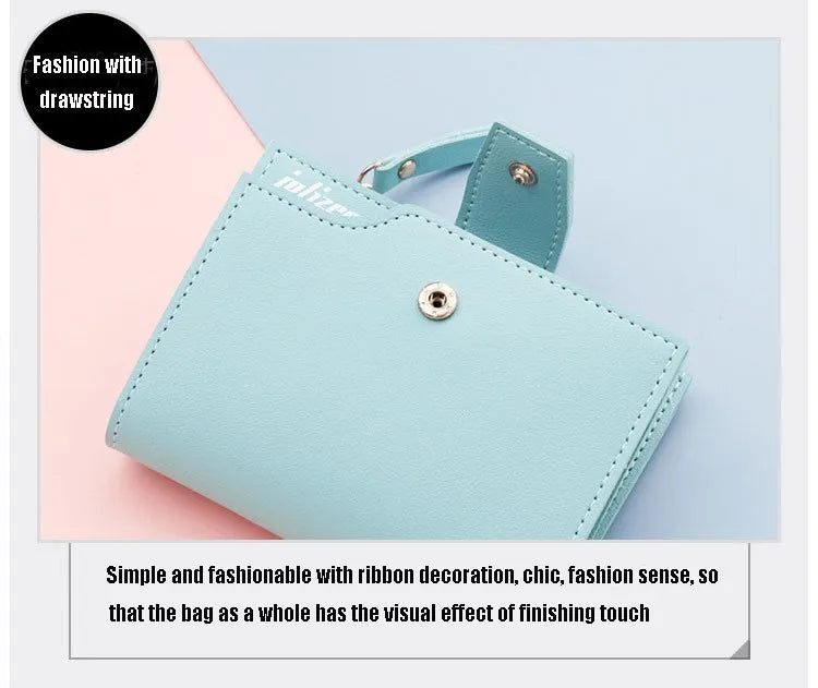 Compact Wallet - Small Women's Purse with Multiple Card Slots