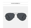 Oversized Aviator Sunglasses - Polarized Retro Design for Men & Women