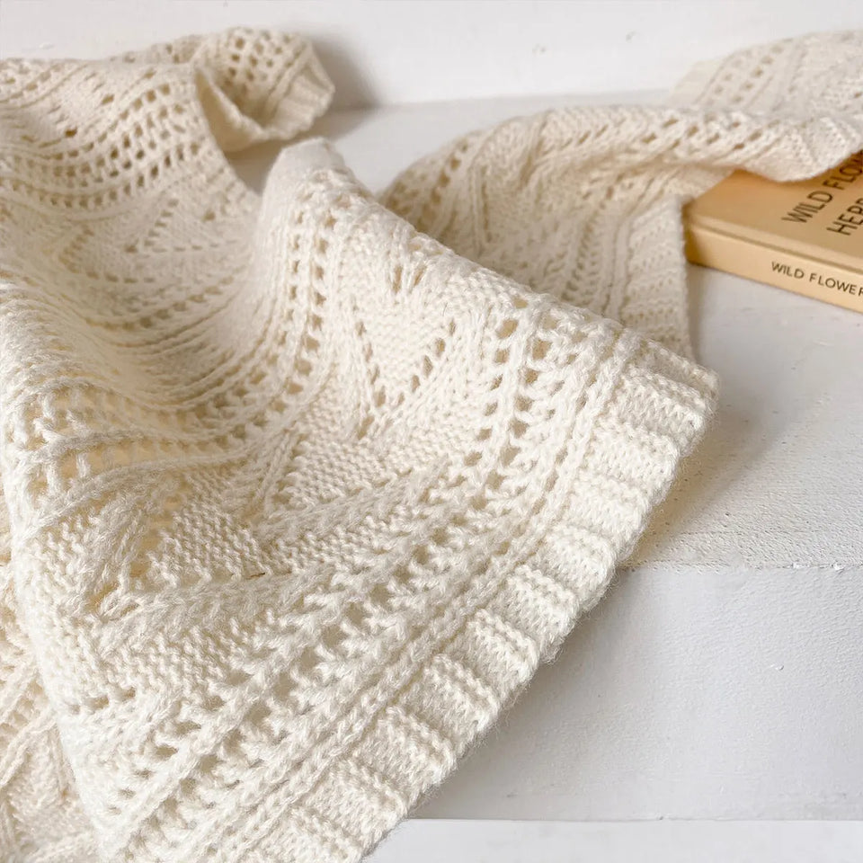 Korean Style Knitted Shawl - Summer Air Conditioning Neck Cape for Women