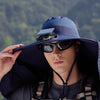 Solar-Powered Fan Hat - Outdoor Cooling Cap with Adjustable Brim & UV Protection