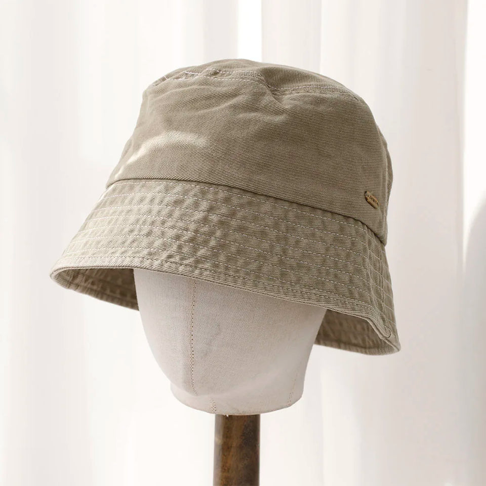 Four Season Women's Bucket Hat - Cotton Fringed with Adjustable Wire Brim