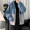 Loose Fit Frog Hoodie - Men's Plus Size Korean Style Fleece Lined Pullover