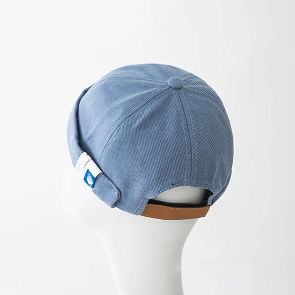 Casual Sailor Cap - Retro Adjustable Brimless Hat for Men & Women