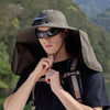 Solar-Powered Fan Hat - Outdoor Cooling Cap with Adjustable Brim & UV Protection