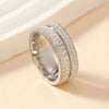 8mm Luxury Zircon Ring - Stainless Steel Wedding Band