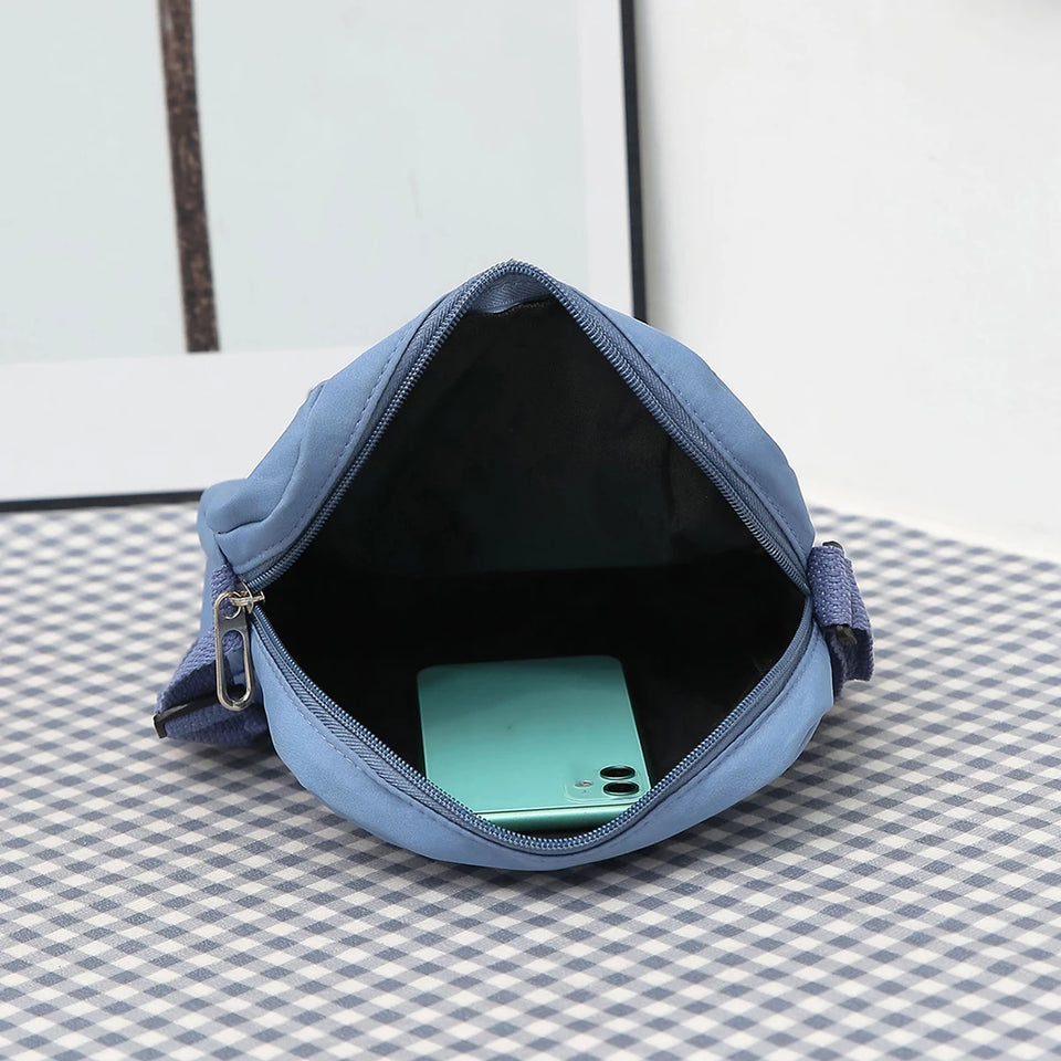 3-Piece Women's Bag Set - Quilted Nylon with Zipper for Commute Essentials