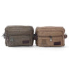 4-Layer Canvas Waist Pack - Large Capacity Multi-Functional Belt Bag with Phone Pocket