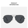 Oversized Aviator Sunglasses - Polarized Retro Design for Men & Women