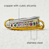 Multi-Layer Stacking Rings Set - Stainless Steel Dual Color Zircon Jewelry