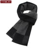 Luxury Men's Cashmere Scarf - Winter Wool Plaid Muffler Perfect for Gifts