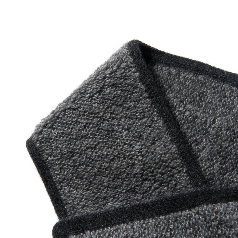 Through-Hole Cashmere Scarf - Knitted Neck Warmer Cowl for Autumn/Winter
