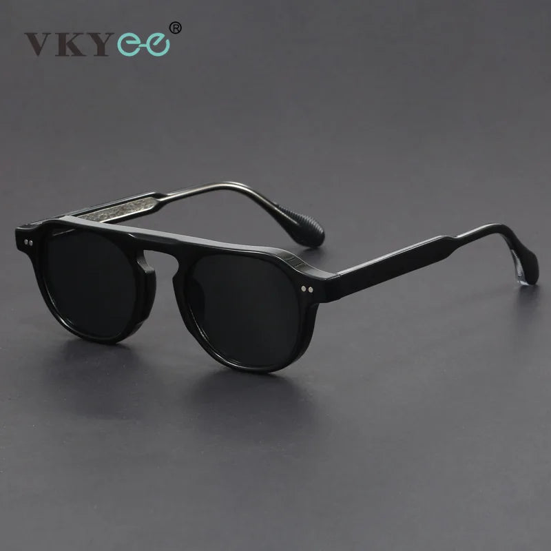 VICKY Designer Geometric Sunglasses - Polarized UV Protection & Prescription Ready