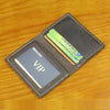 Business Card Holder - Genuine Leather Credit Card Wallet & ID Organizer