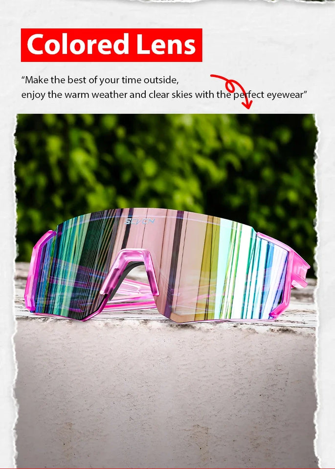 SCVCN Sports Sunglasses - UV400 Cycling & Outdoor Protective Eyewear