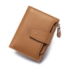 Large Capacity Women's RFID Wallet - Leather Bifold with Coin Pocket & ID Windows