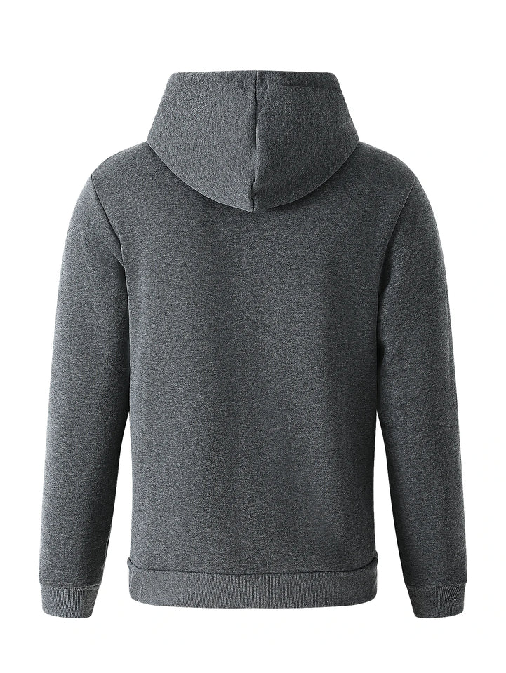 Men's Fitted Snake Print Hoodie - Casual Outdoor Sportswear with Zipper Design