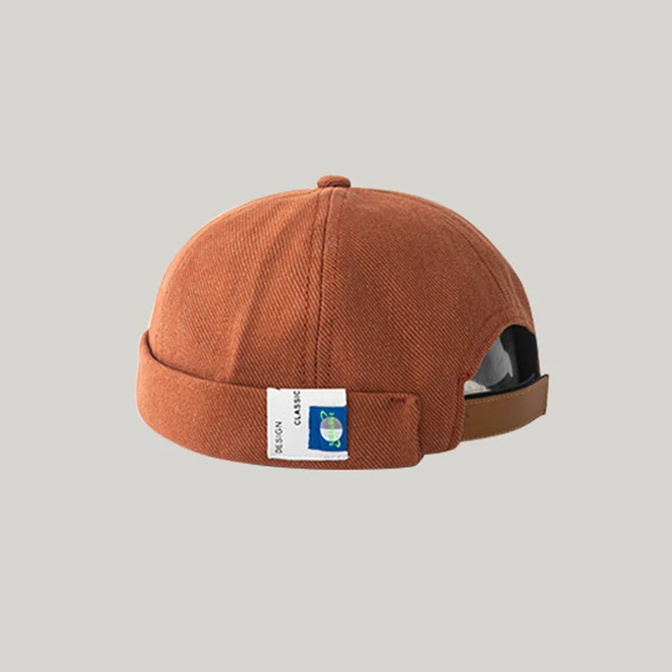 Casual Sailor Cap - Retro Adjustable Brimless Hat for Men & Women