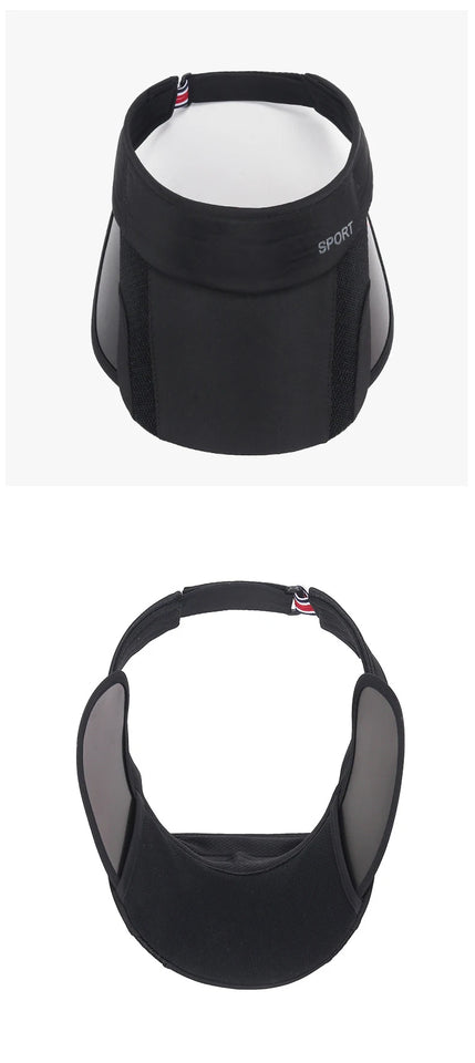 Adjustable Visor Sun Hat - UV Protection Sports Cap for Men & Women