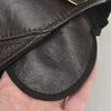 Genuine Leather Baseball Cap for Men - Cowhide Winter Hat with Earflaps