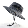 Anti-UV Wide Brim Hat - Unisex Sun Protection for Fishing, Hiking & Beach