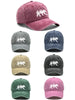 Washed Cotton Snapback Cap - Forest Bear Distressed Baseball Hat