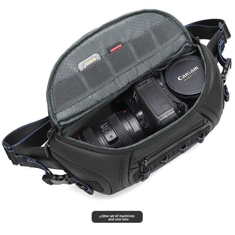 Waterproof Camera Bag - Multi-Function Crossbody for Travel & Outdoor Photography