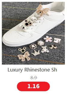 Rhinestone Shoelace Charms - Luxury DIY Shoe Decoration Gifts