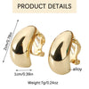 No-Hole Droplet Ear Clips - French Light Luxury Simple Earrings