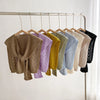 Korean Style Knitted Shawl - Summer Air Conditioning Neck Cape for Women