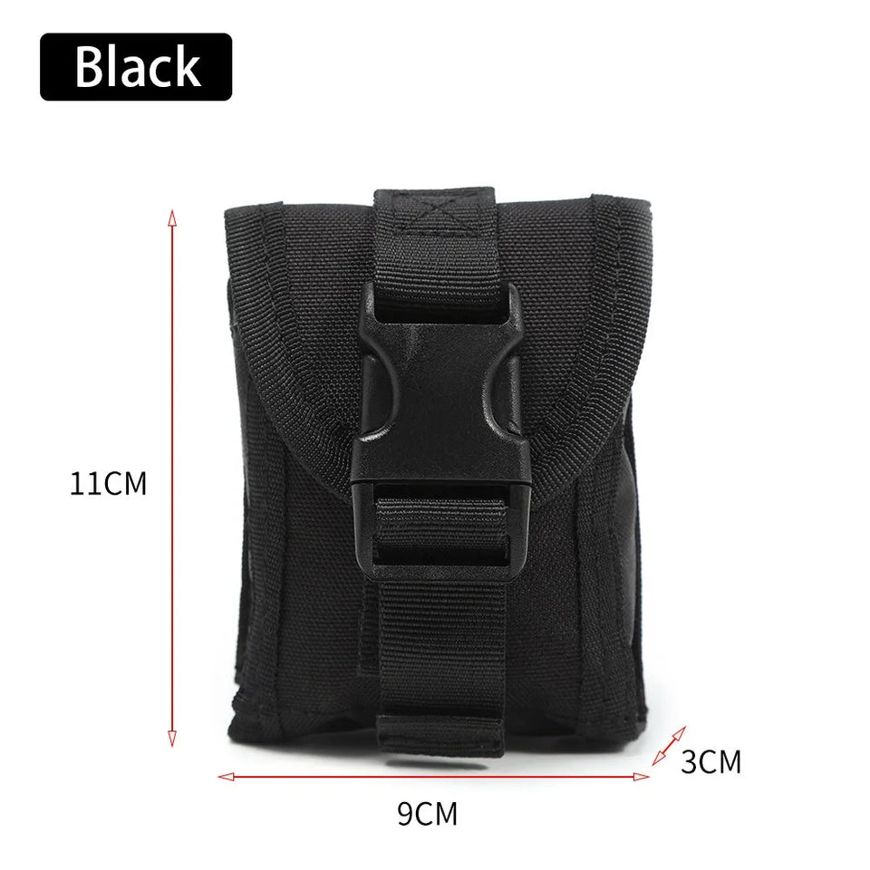 MOLLE Tactical Waist Pack - Multifunction Outdoor Belt Bag with Soft Back